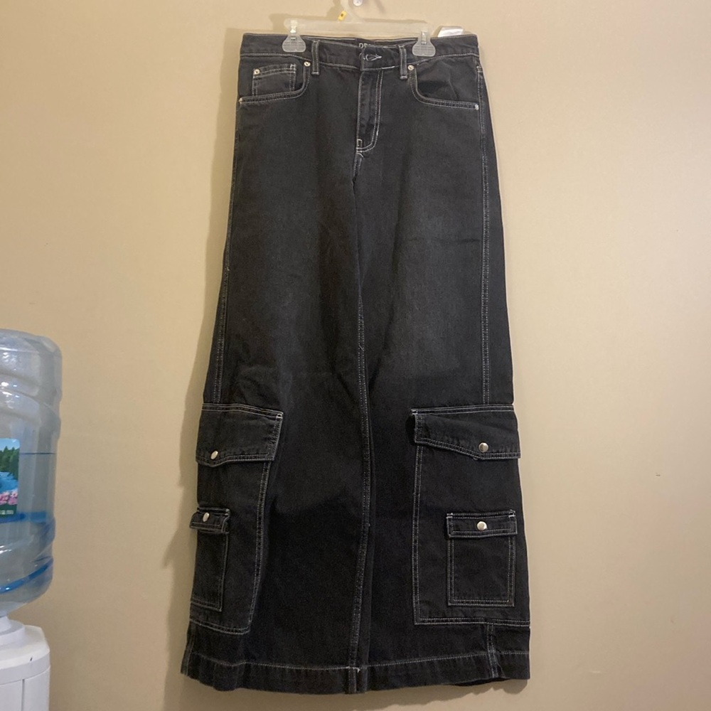 Wide Leg Urban Outfitters Black Jeans